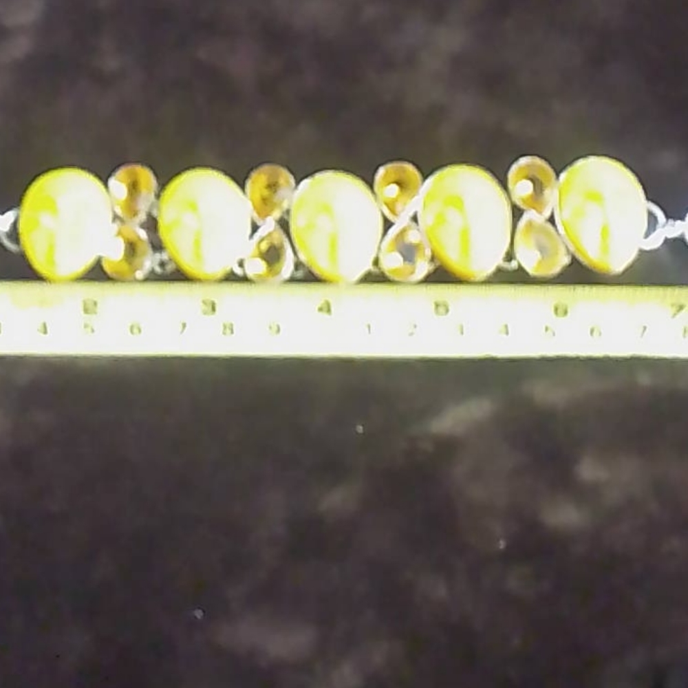 New Genuine Dark.YellowMustard  Turquoise Bracelet